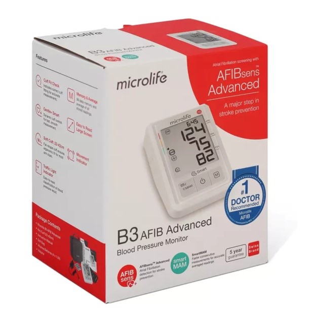 Máy đo huyết áp điện tử Microlife B3 AFIB ADVANCED