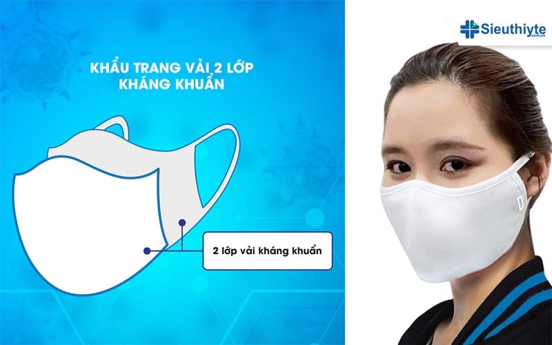 Nên đeo khẩu trang vải kháng khuẩn hay khẩu trang y tế