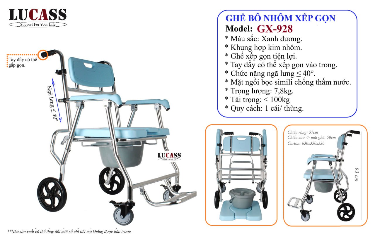 Ghế Bô Nhôm Xếp Gọn Lucass GX928